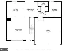 a view of a big yard with a large trees