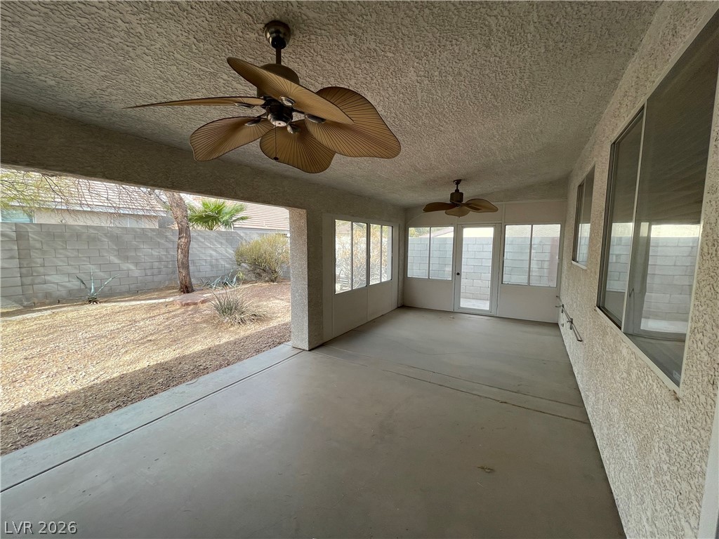 105 Parker Ranch Drive Henderson, NV 89012 - Photo 11 of 12 This airy patio features ample space for outdoor enjoyment and direct backyard access.