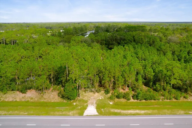 a view of a yard with an outdoor space