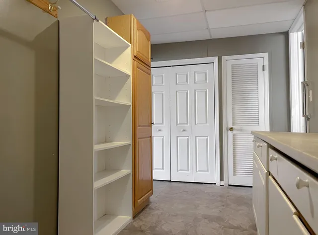 a view of walk in closet