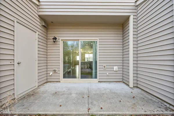 a view of a house with a large space