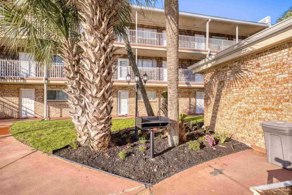 a view of a house with a patio
