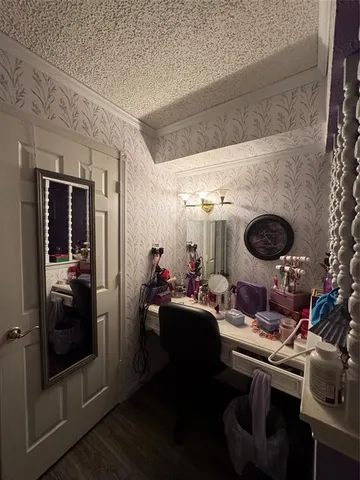 a room with storage and utility