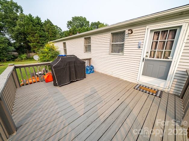 8331 Hills-View Road Oakboro, NC 28129 - Photo 11 of 34 a view of wooden deck