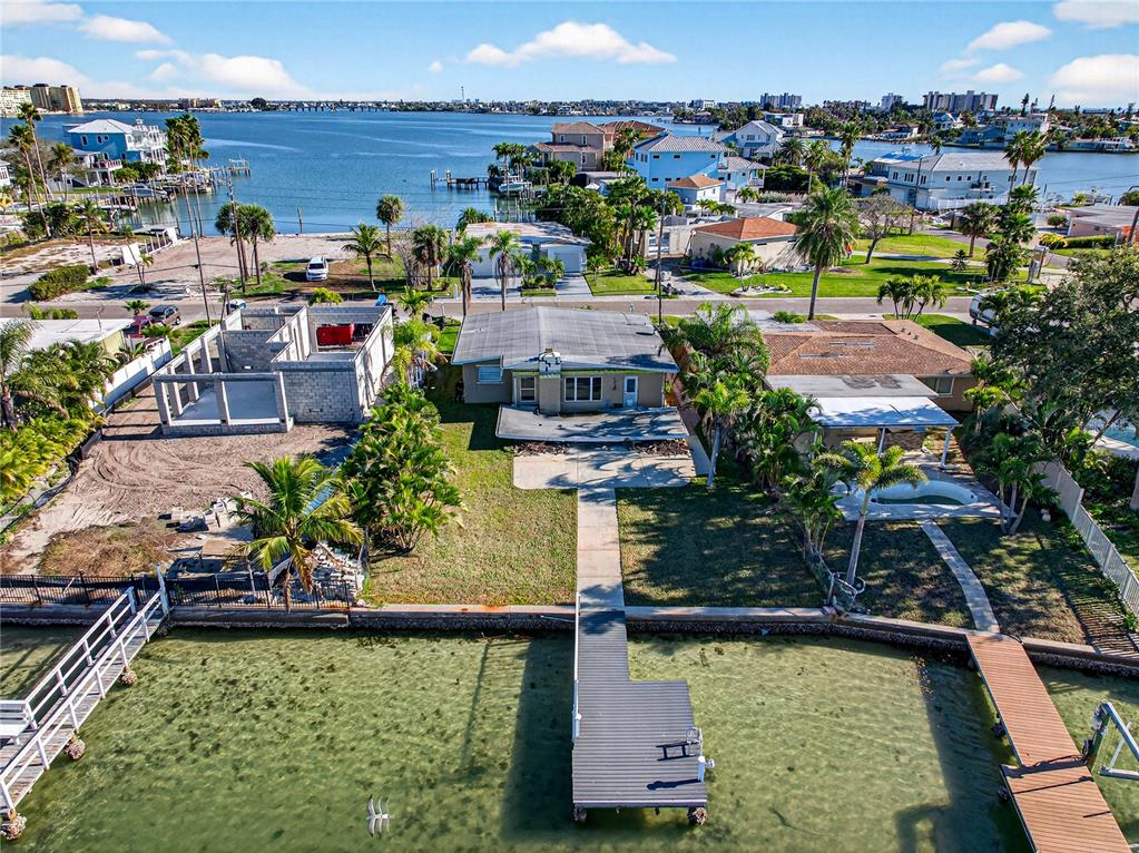 406 161st Avenue Redington Beach, FL 33708 - Photo 20 of 21 an aerial view of a house with swimming pool and outdoor seating