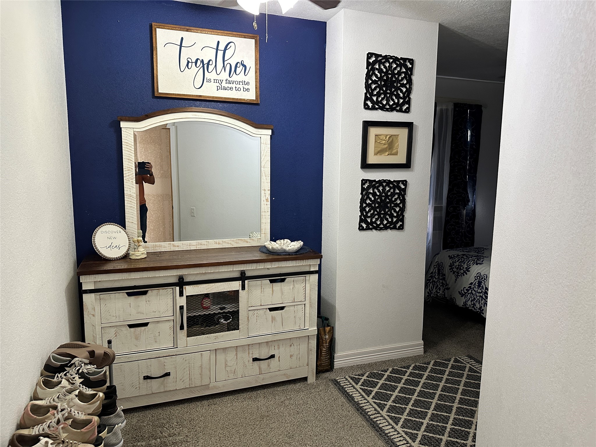 641 Baxter Street Garwood, TX 77442 - Photo 25 of 33 a view of a hallway with entryway and front door