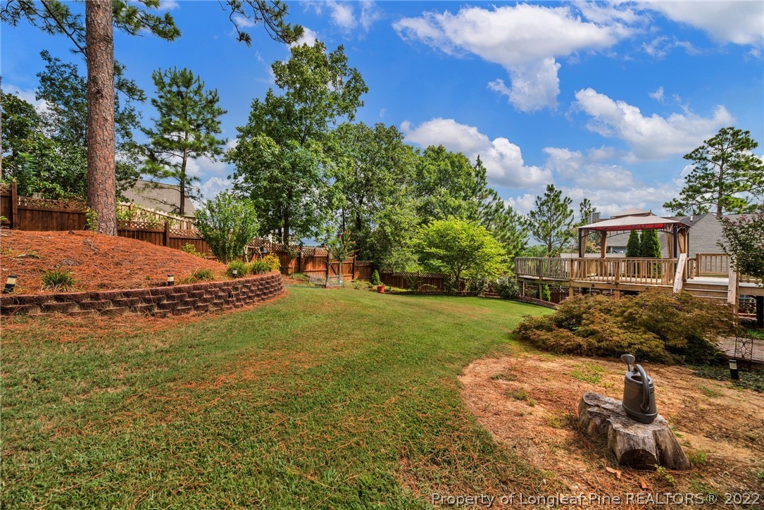 338 Lionshead Road Fayetteville, NC 28311 - Photo 37 of 39 a view of a yard with plants and trees