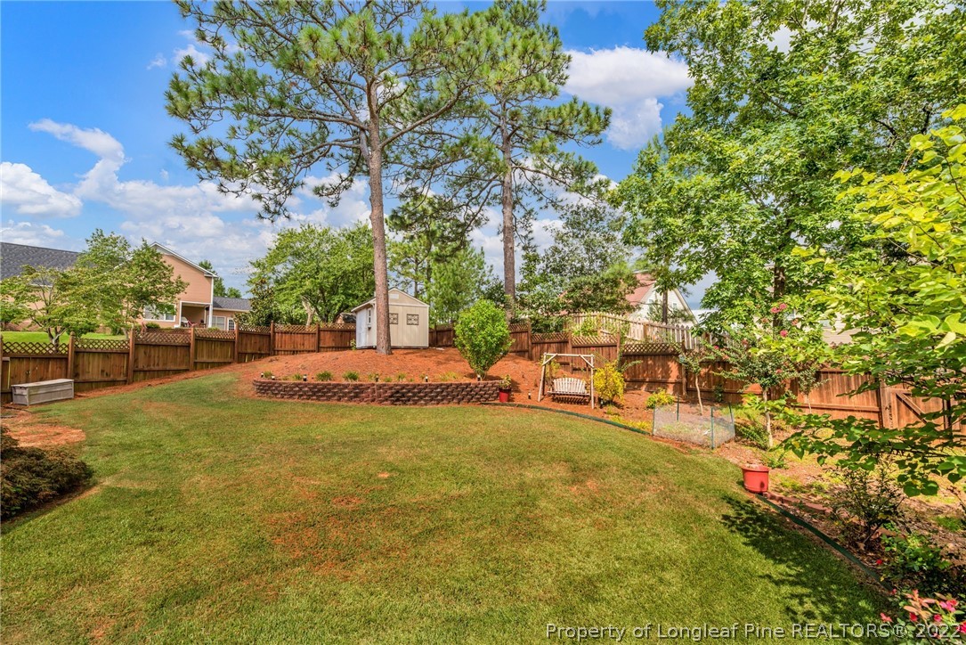 338 Lionshead Road Fayetteville, NC 28311 - Photo 38 of 39 a view of yard with outdoor seating