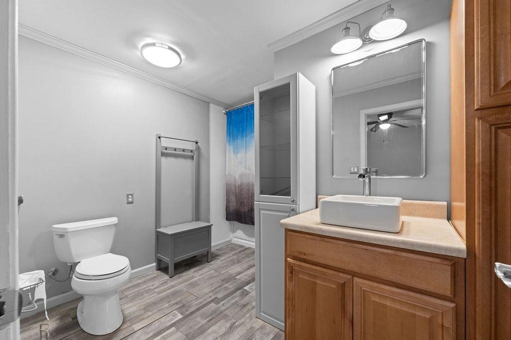 235 Hardeman Street Grand Junction, TN 38039 - Photo 17 of 20 a bathroom with a toilet sink and mirror