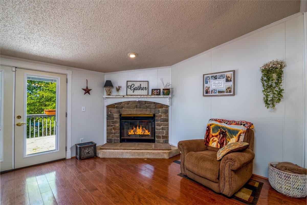 10 Tolley Road Hardy, VA 24101 - Photo 5 of 25 a living room with furniture and a fireplace