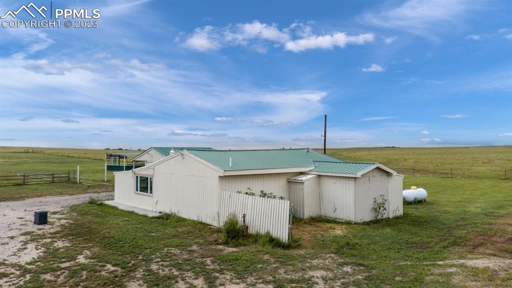 1260 County Road South Rush, CO 80833 - Photo 36 of 50 a view of a backyard