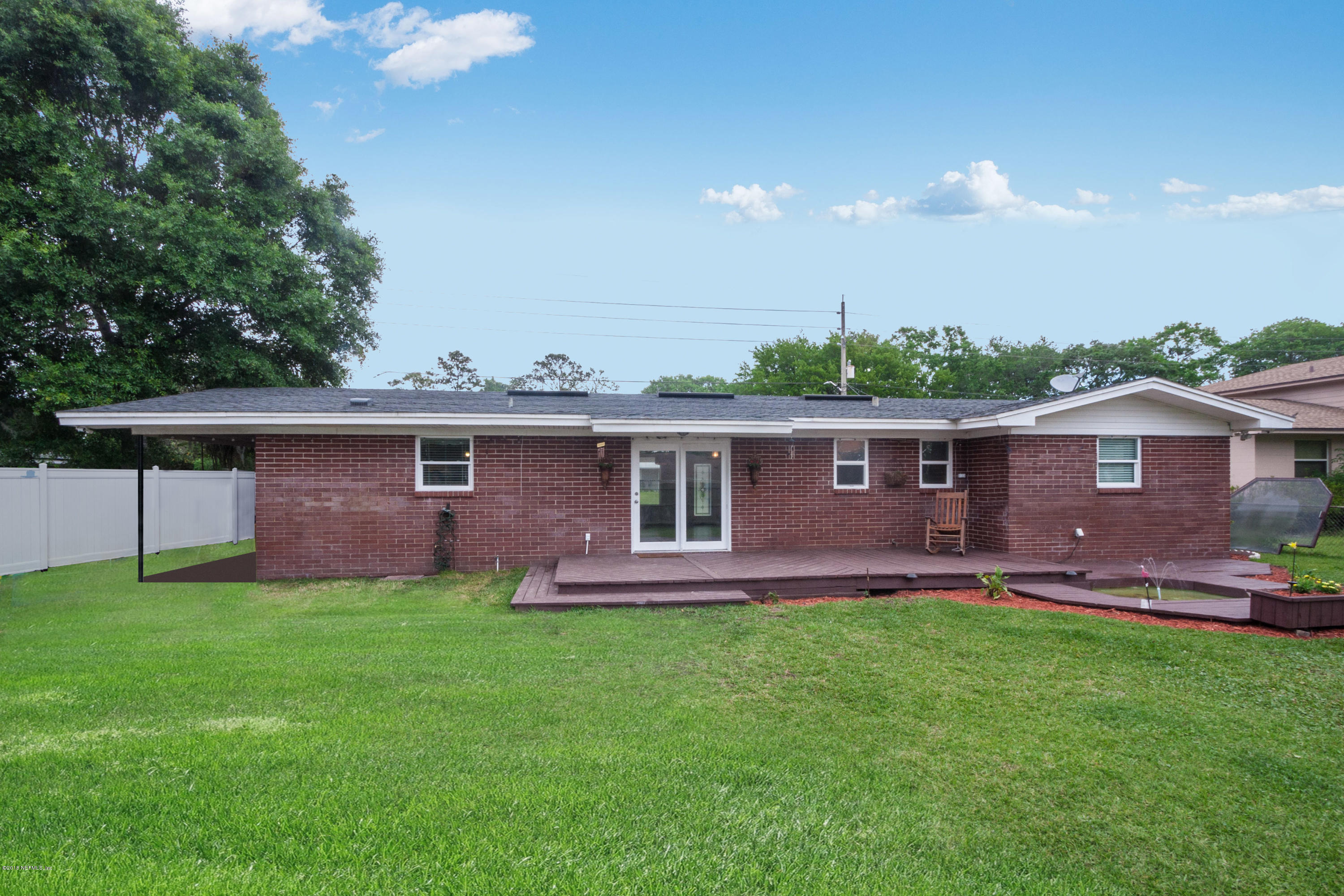 8220 Altama Road Jacksonville, FL 32216 - Photo 18 of 23 Back of Home