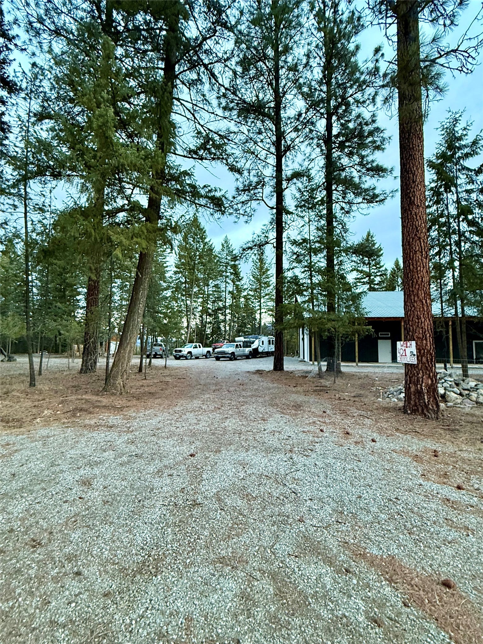 421 Cherry Creek Road Thompson Falls, MT 59873 - Photo 65 of 75 Driveway entrance from Cherry Creek Rd