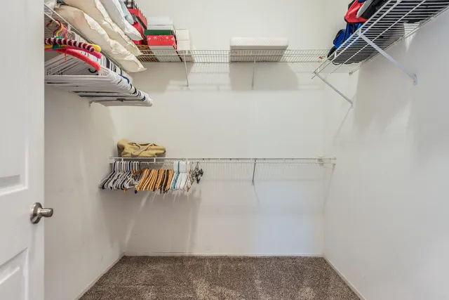 a view of walk in closet