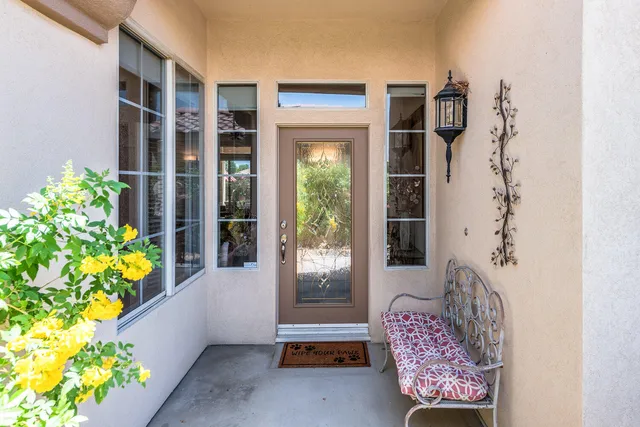 a house with glass door and glass door