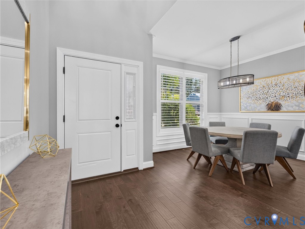 9011 Midway Road Henrico, VA 23229 - Photo 6 of 65 Entryway featuring wood-finish flooring, a double