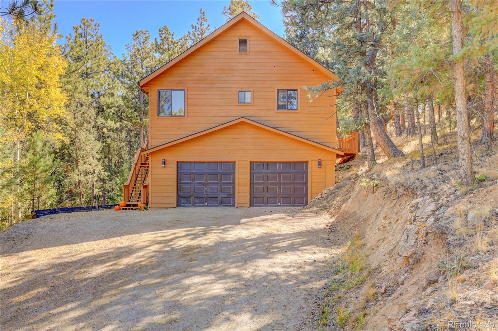 1469 Roland Drive Bailey, CO 80421 - Photo 35 of 39 a view of backyard of house
