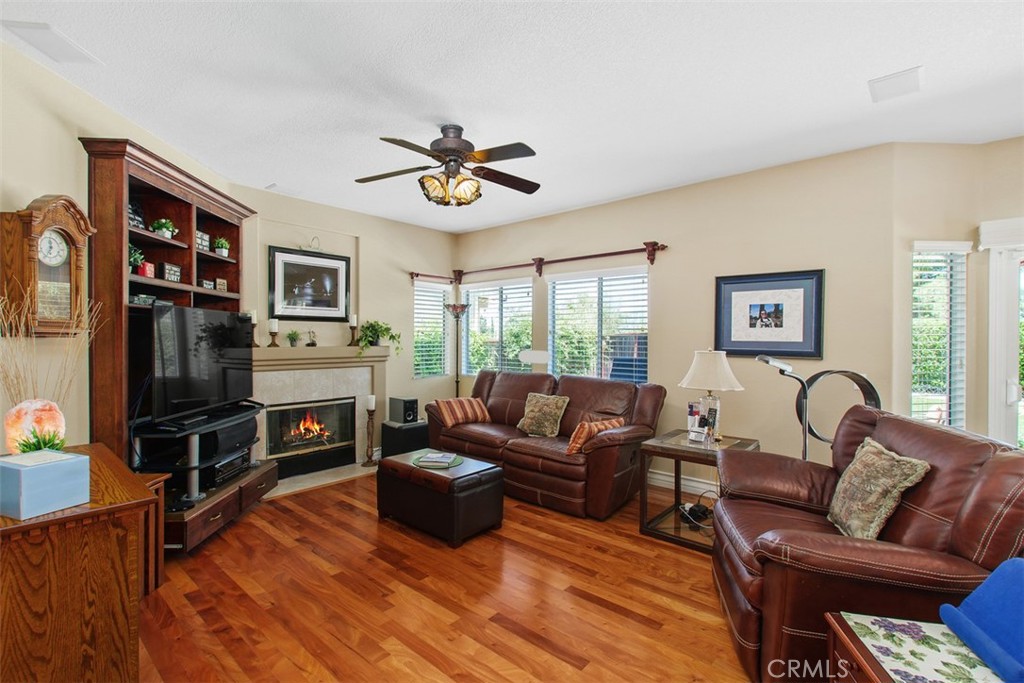 33370 Morning View Drive Temecula, CA 92592 - Photo 12 of 41 a living room with furniture fireplace and flat screen tv