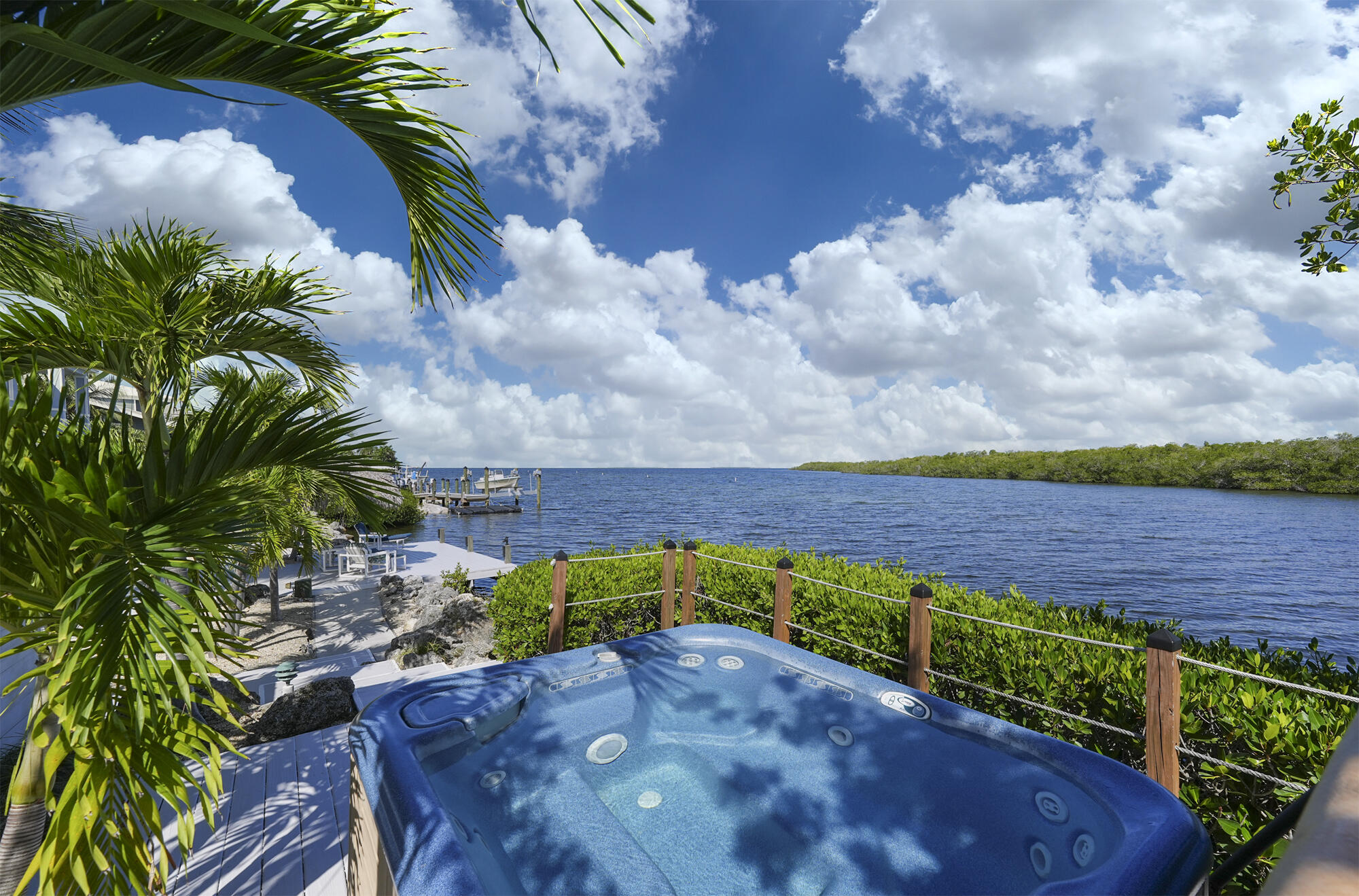 102 Redwing Road Tavernier, FL 33070 - Photo 38 of 71 Hot Tub Overlooking the Bay