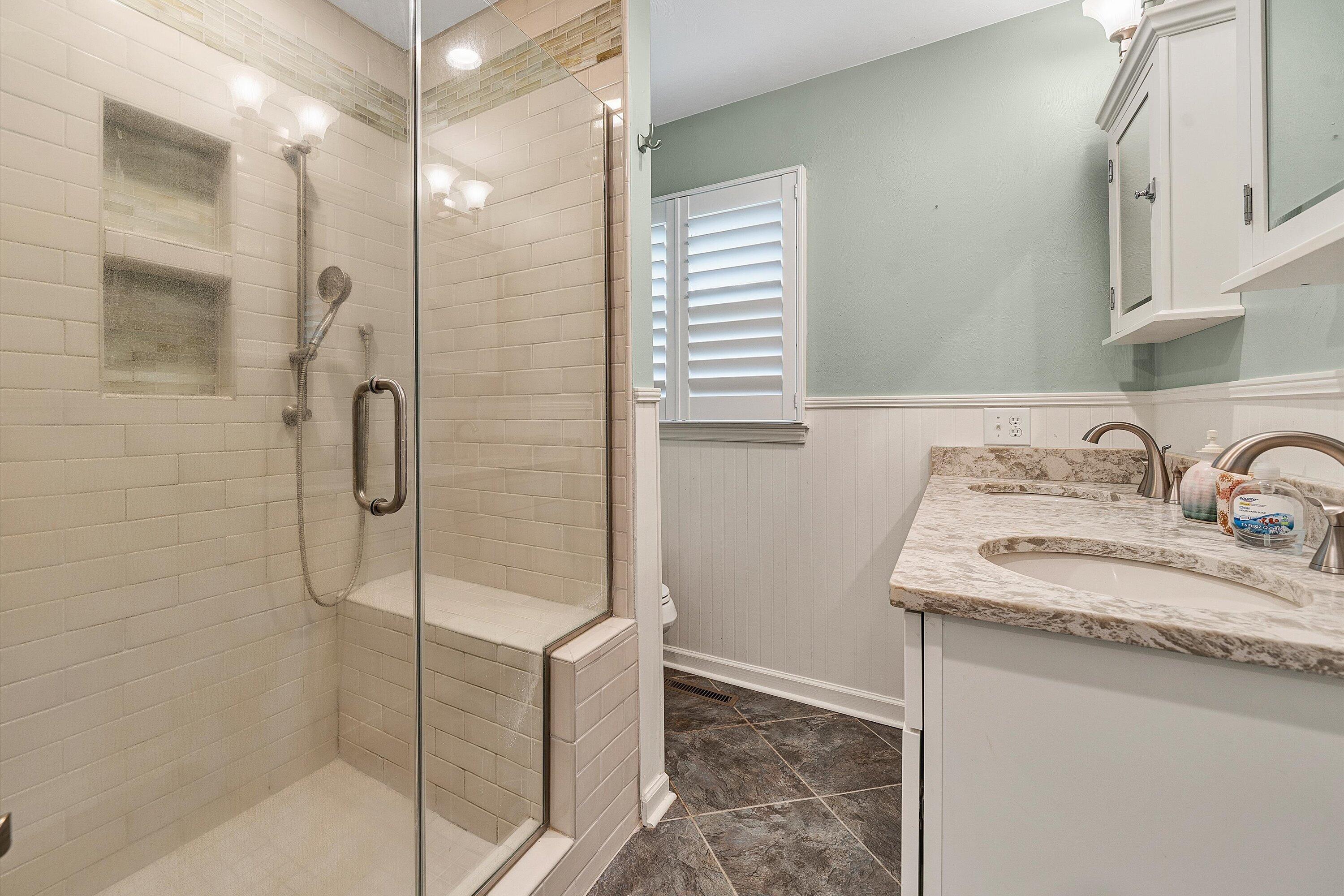 259 Brooks Point Lane Union Hall, VA 24176 - Photo 19 of 59 a bathroom with a sink and shower