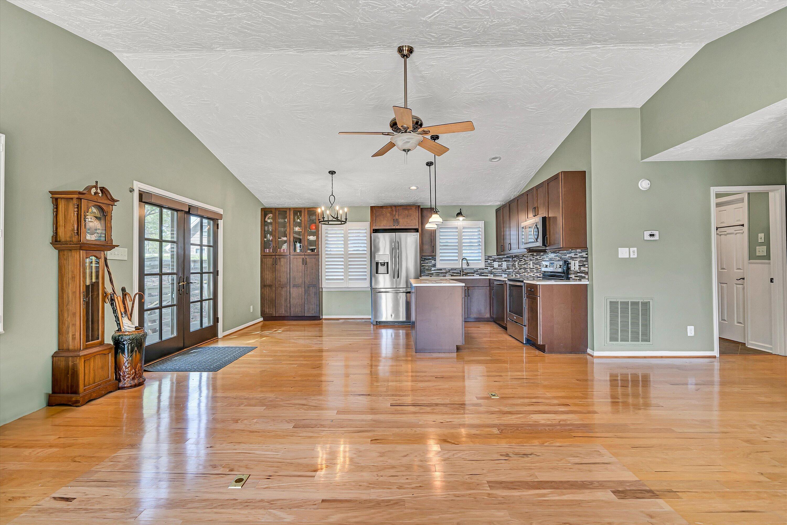 259 Brooks Point Lane Union Hall, VA 24176 - Photo 9 of 59 a view of kitchen with furniture and wooden floor