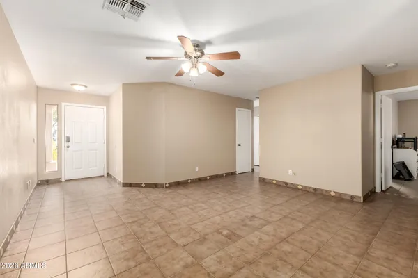 a view of an empty room