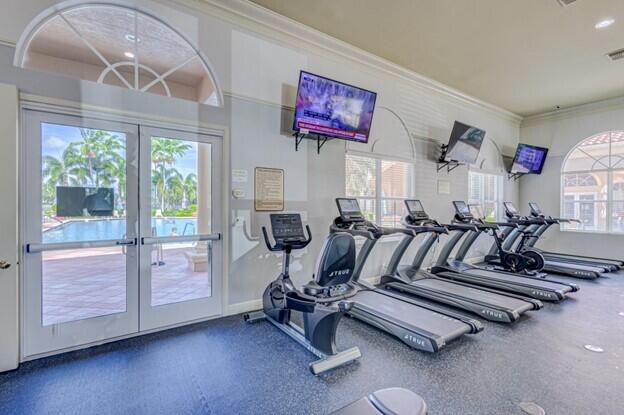 6565 Garde Road Boynton Beach, FL 33472 - Photo 52 of 54 a view of a room with gym equipment
