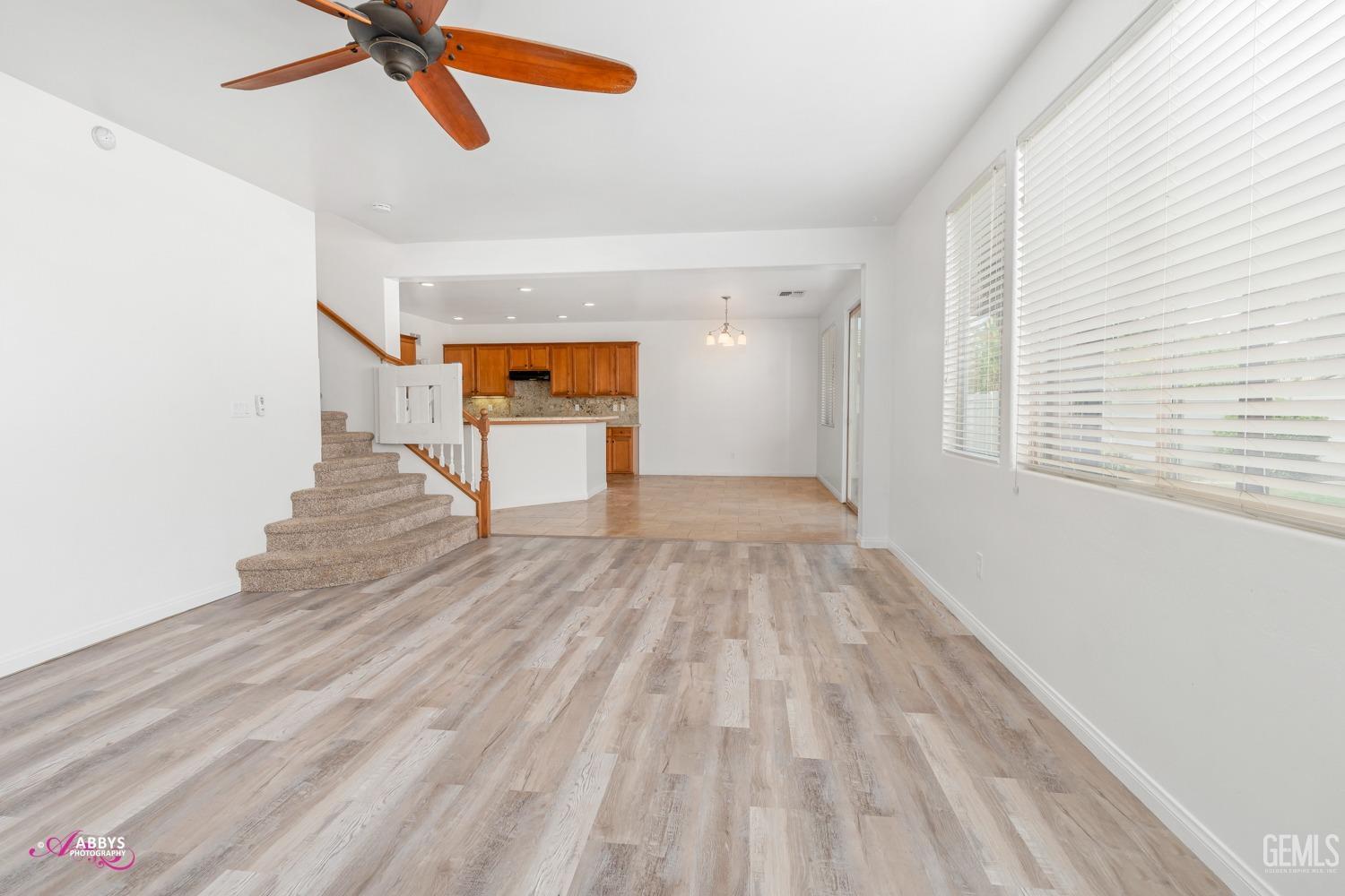Undisclosed Address Bakersfield, CA 93312 - Photo 33 of 44 a view of an empty room and stairs