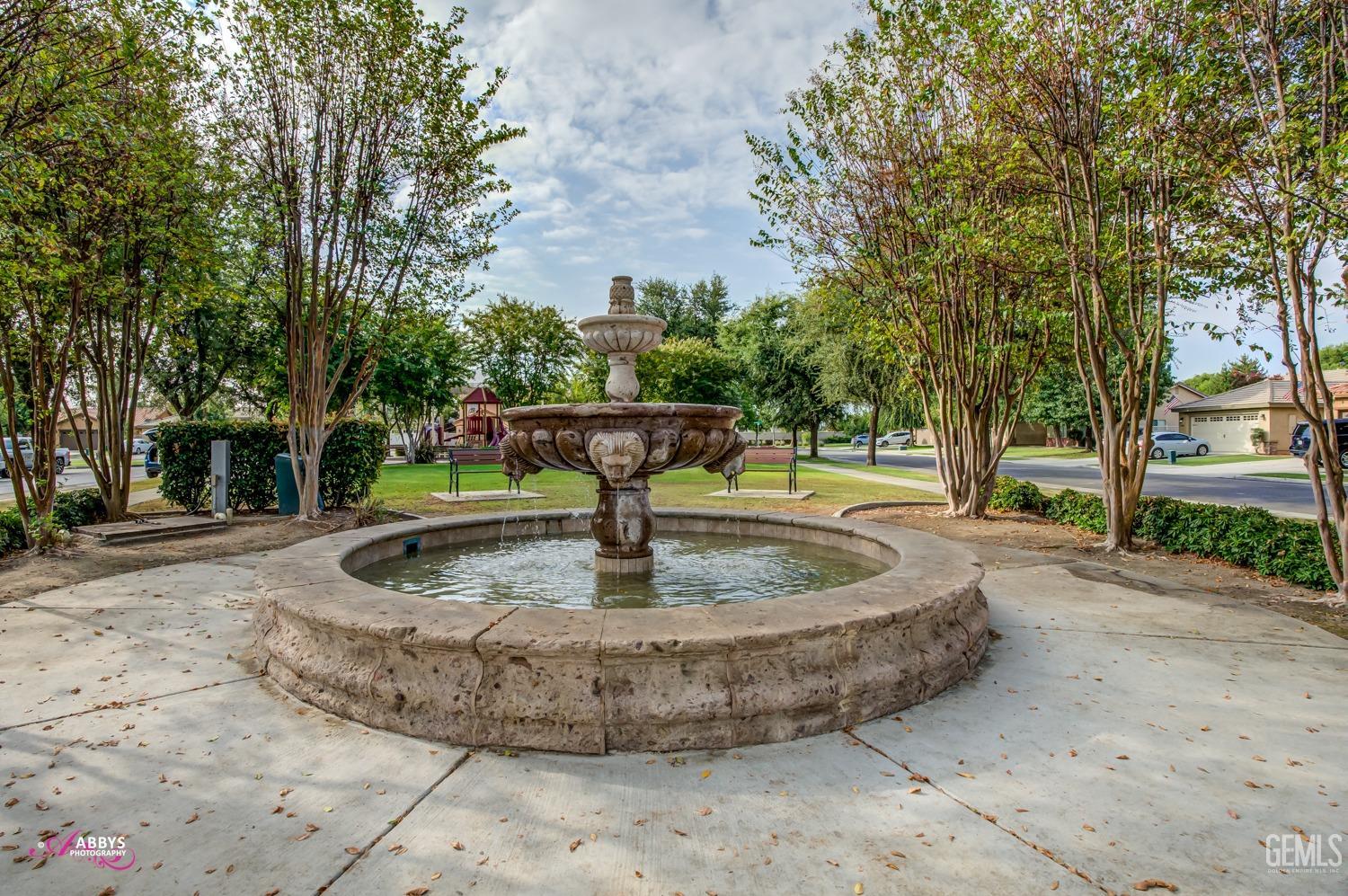Undisclosed Address Bakersfield, CA 93312 - Photo 43 of 44 a view of a water fountain in front of a house