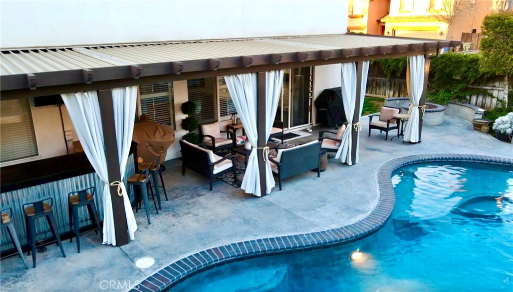 8402 Lindenhurst Street Riverside, CA 92508 - Photo 41 of 52 Overhead Patio and Pool