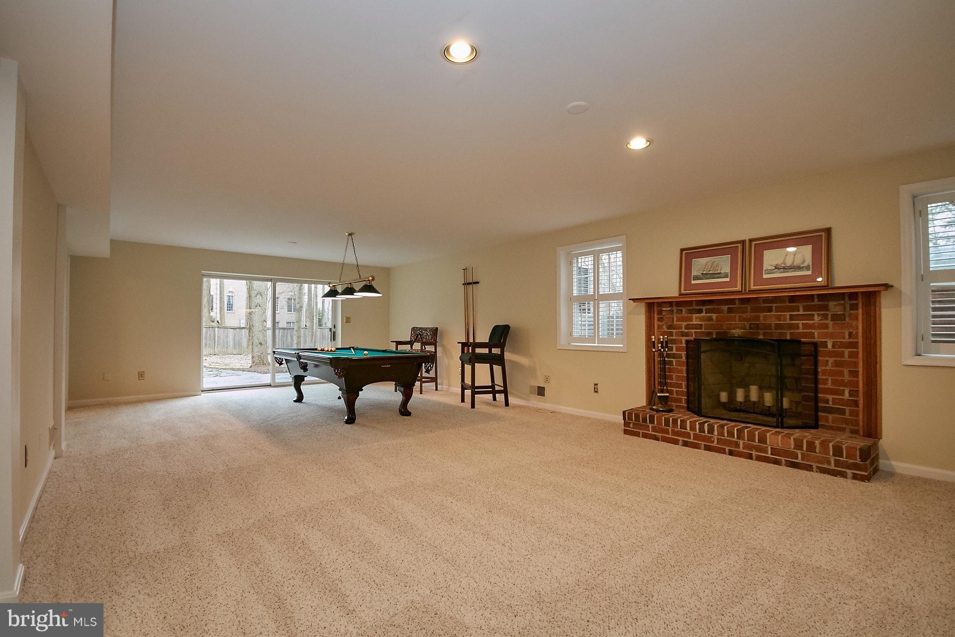 734 Springvale Road Great Falls, VA 22066 - Photo 23 of 30 Bright walk-out rec room