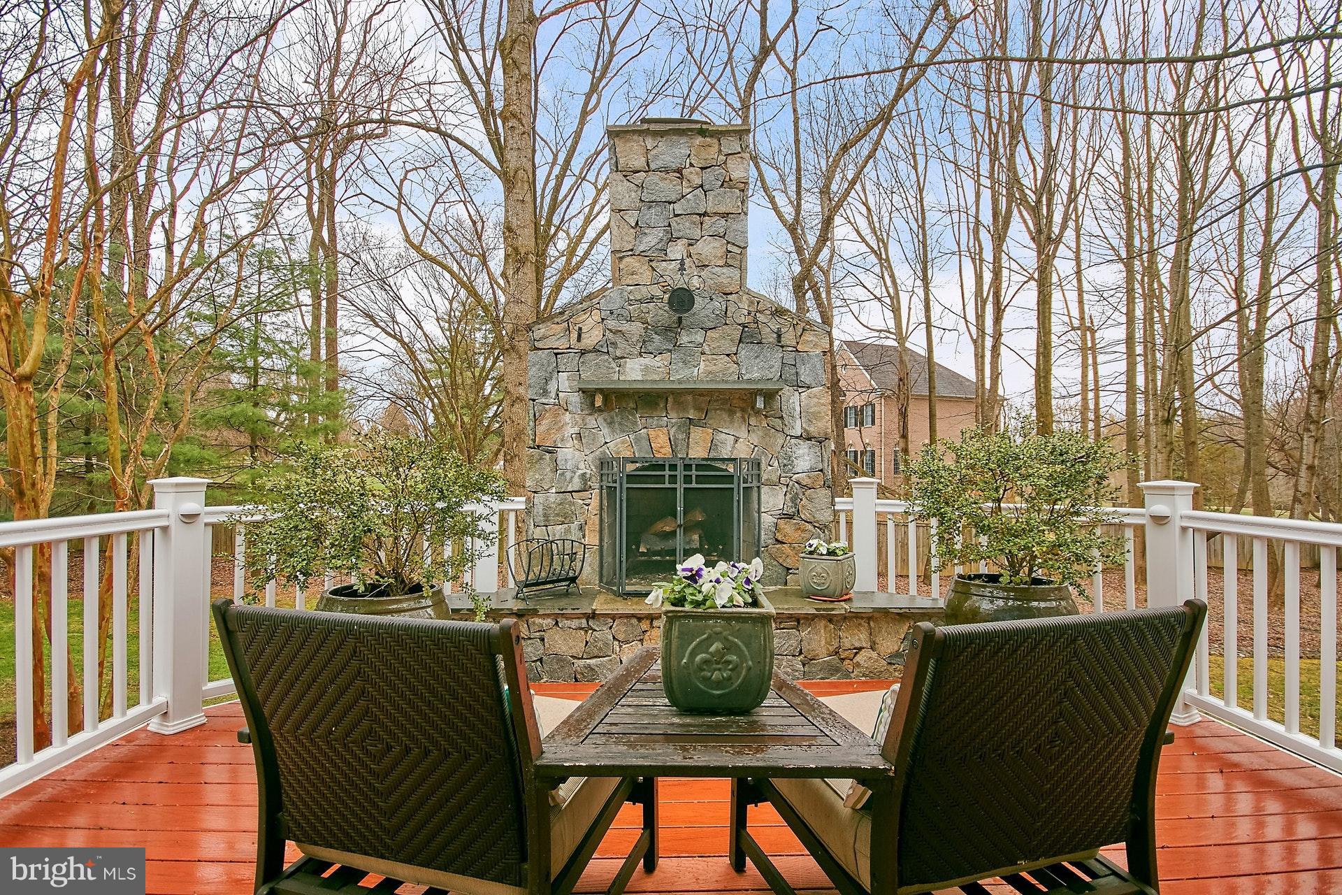 734 Springvale Road Great Falls, VA 22066 - Photo 26 of 30 Gorgeous stone fireplace
