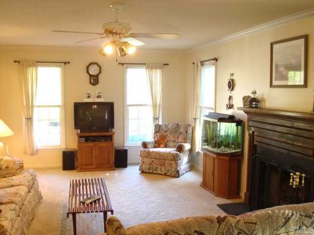 6648 Speight Circle Raleigh, NC 27616 - Photo 6 of 12 Front to back living room with fireplace!