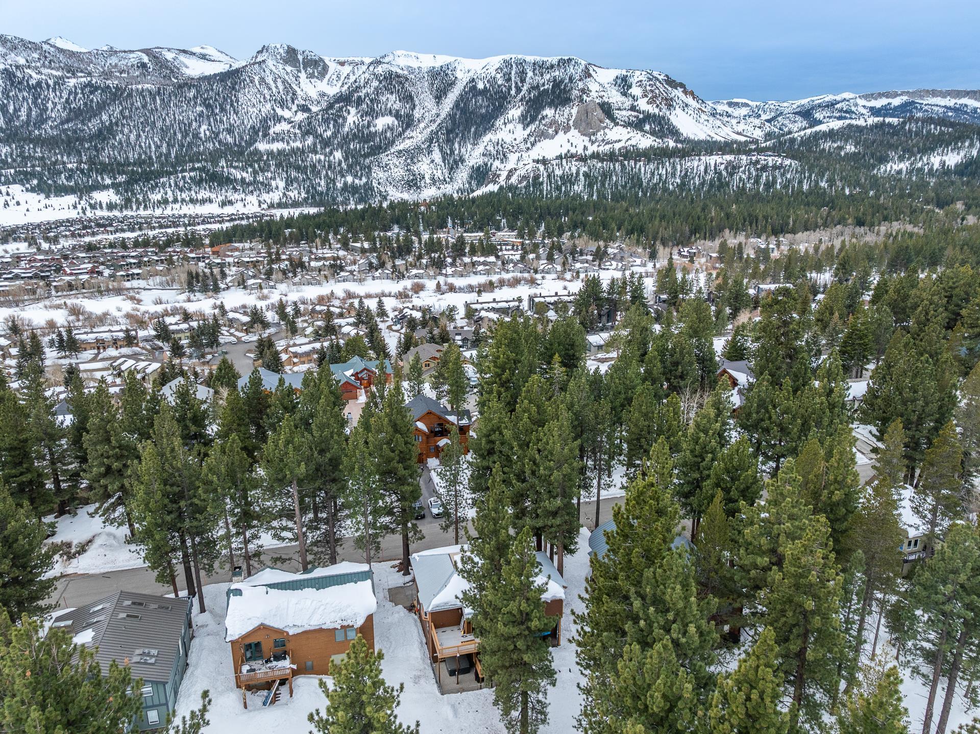 244 Ridge Way Mammoth Lakes, CA 93546 - Photo 49 of 49 View of mountain backdrop featuring nearby suburban area