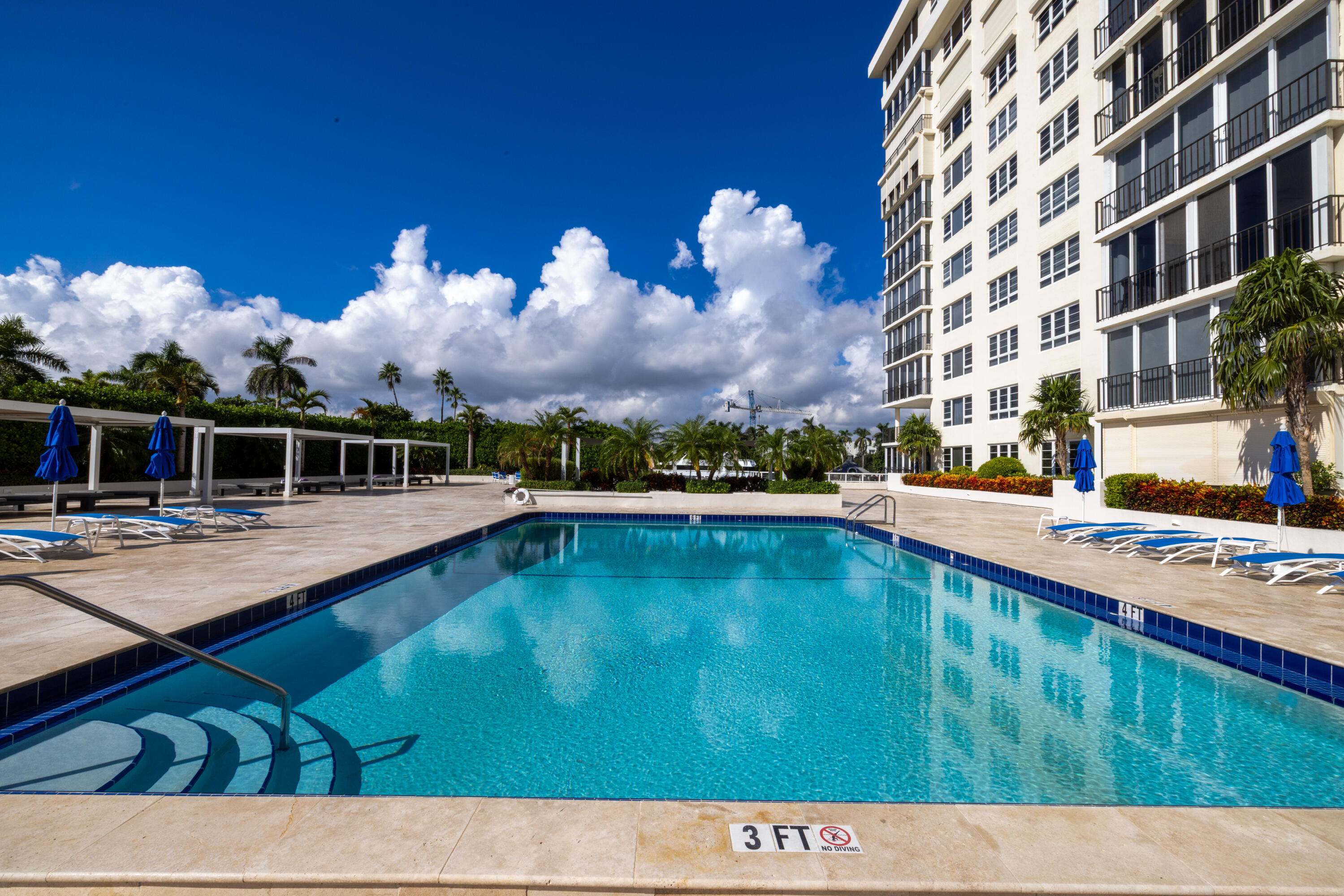 50 E Road, Unit 6E Delray Beach, FL 33483 - Photo 27 of 36 a view of swimming pool with outdoor seating