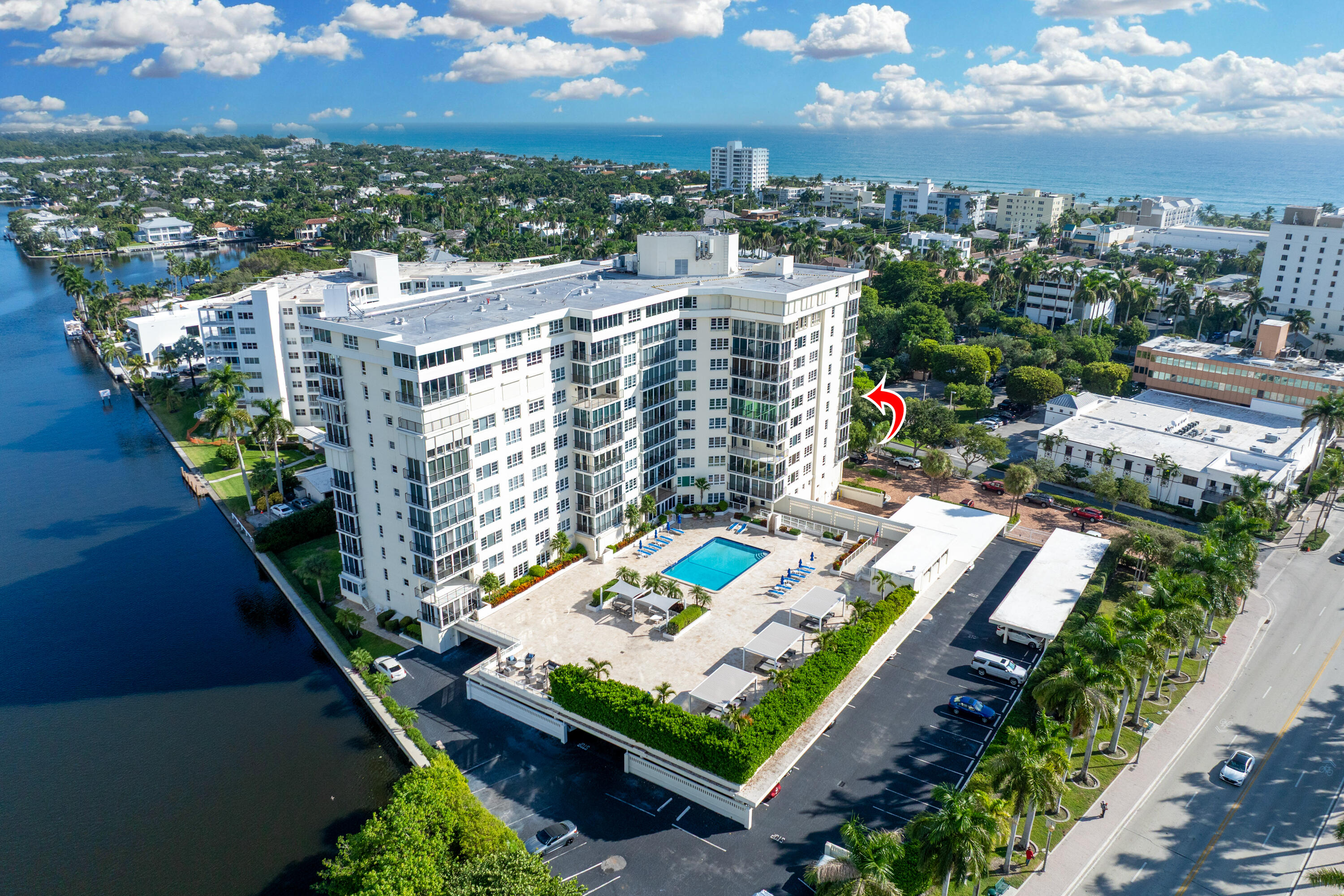 50 E Road, Unit 6E Delray Beach, FL 33483 - Photo 33 of 36 a view of city from balcony