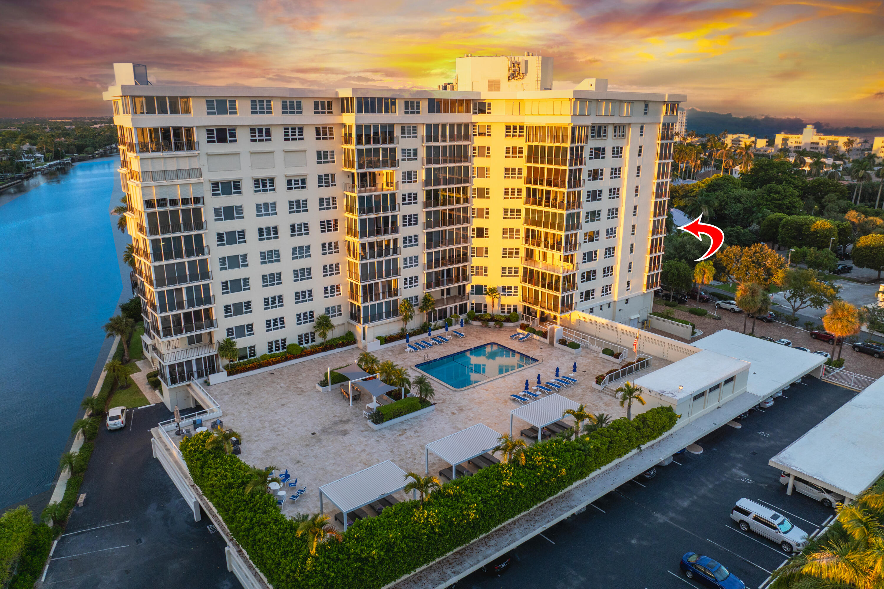 50 E Road, Unit 6E Delray Beach, FL 33483 - Photo 36 of 36 a view of a city with tall buildings