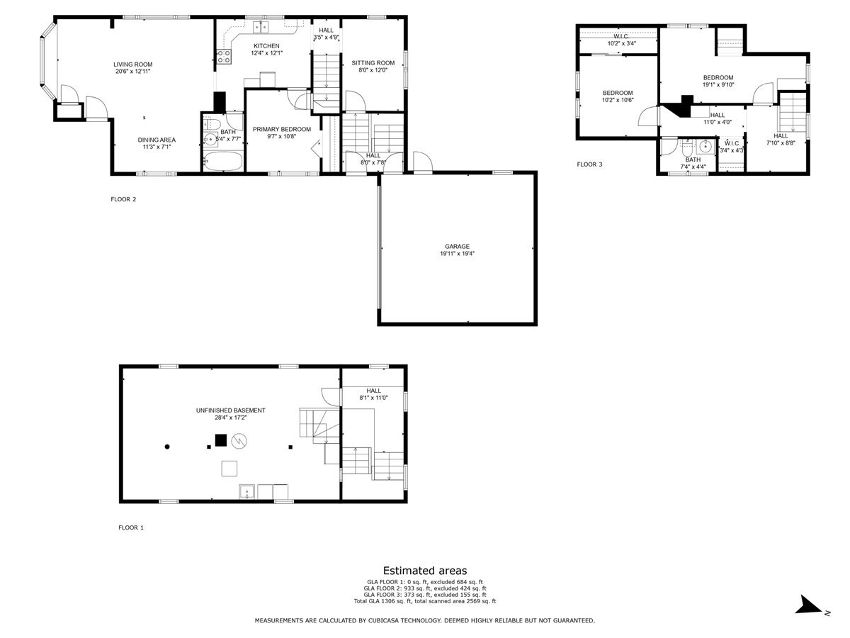 302 Circle Road Fox River Grove, IL 60021 - Photo 28 of 35 a picture of a floor plan