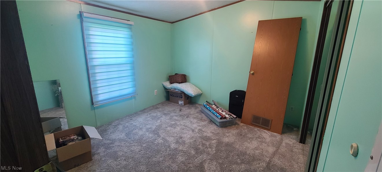 5974 Cleveland Road, Unit 19 Wooster, OH 44691 - Photo 10 of 17 Miscellaneous room featuring ornamental molding and carpet floors