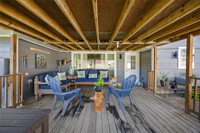 a view of sitting area in balcony