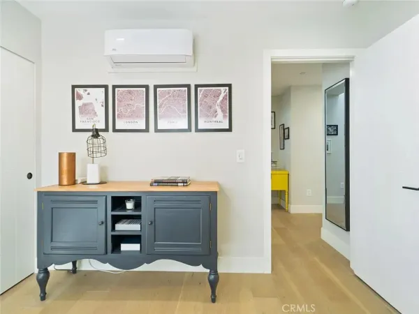 a view of a workspace with furniture