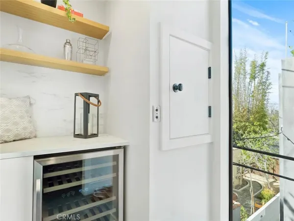 a view of storage and utility room