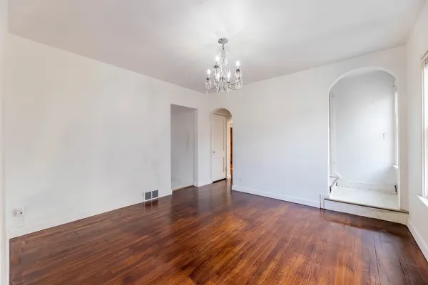 wooden floor in an empty room
