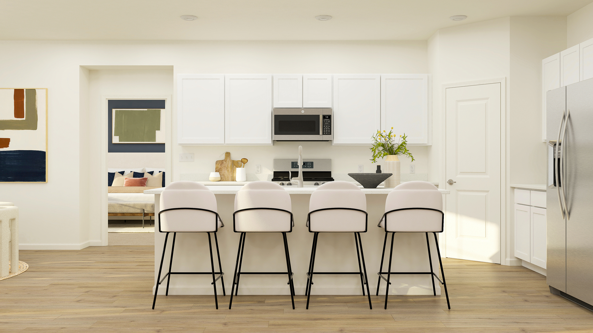 1510 Kinwood Road South Elgin, IL 60177 - Photo 4 of 20 a view of a dining room with furniture and wooden floor