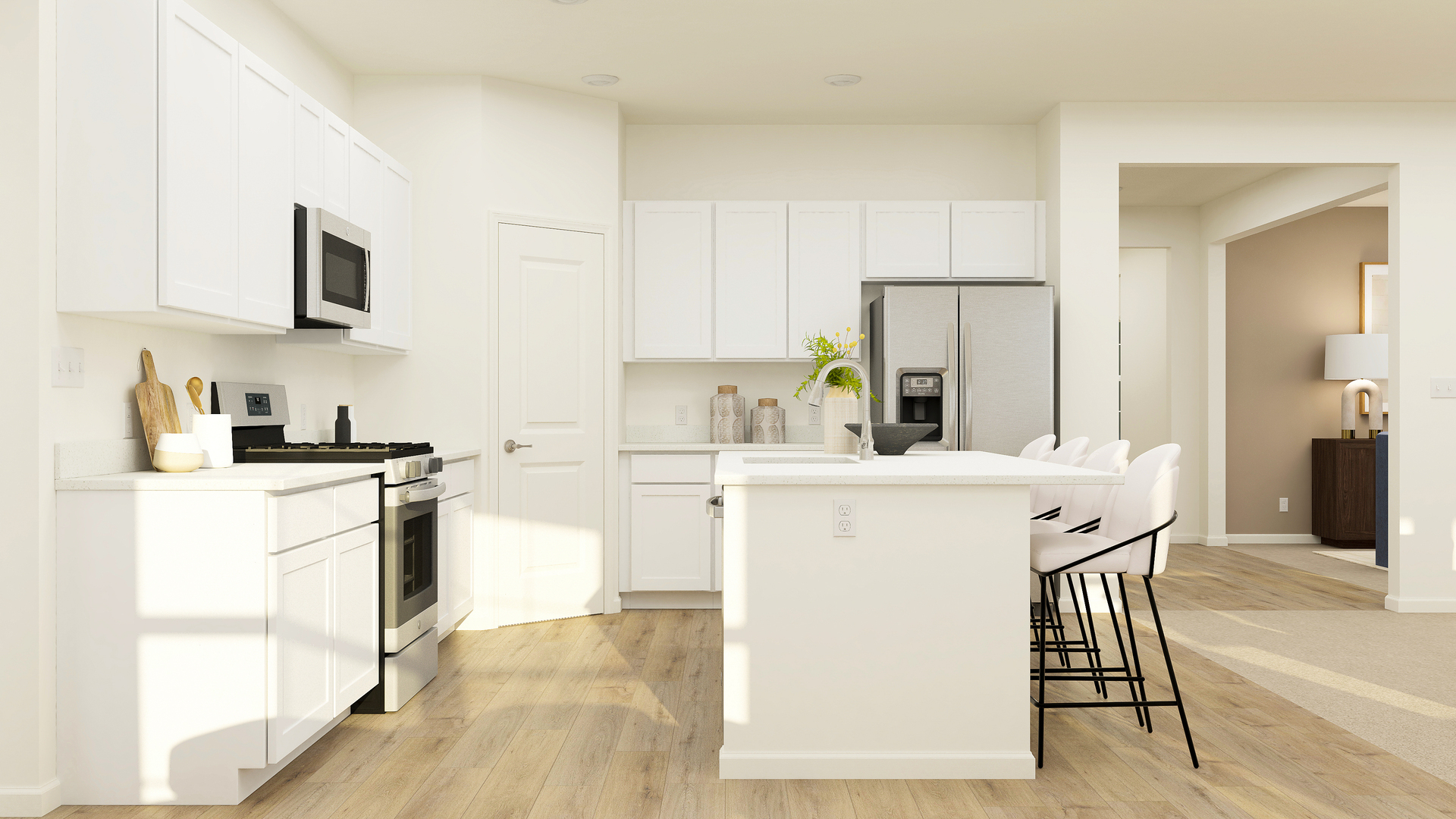 1510 Kinwood Road South Elgin, IL 60177 - Photo 5 of 20 a kitchen with stainless steel appliances a stove a sink and a refrigerator