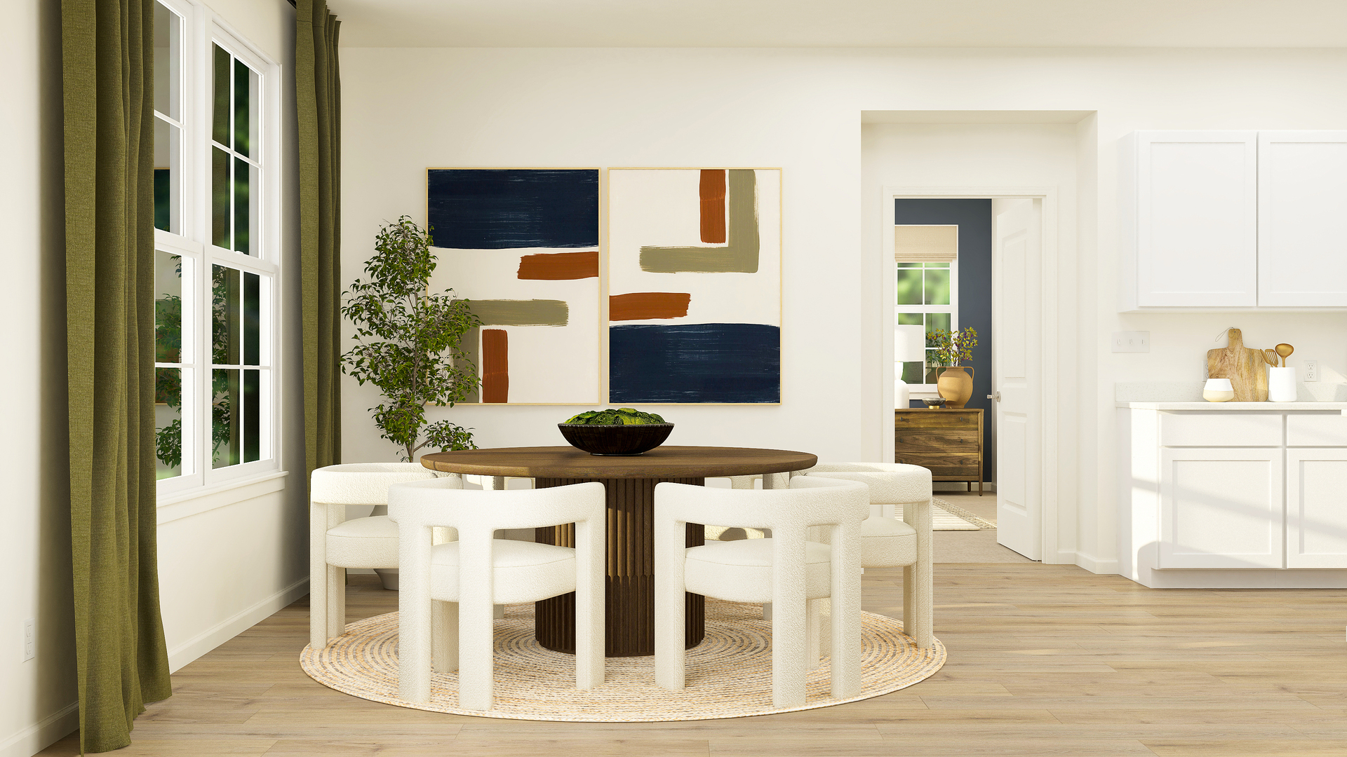 1510 Kinwood Road South Elgin, IL 60177 - Photo 7 of 20 a view of a dining room with furniture and wooden floor