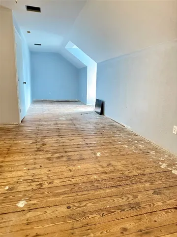 a view of empty room with an ocean view
