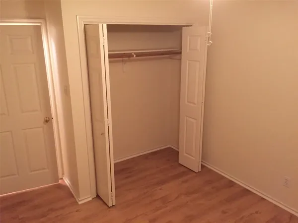 a view of closet area