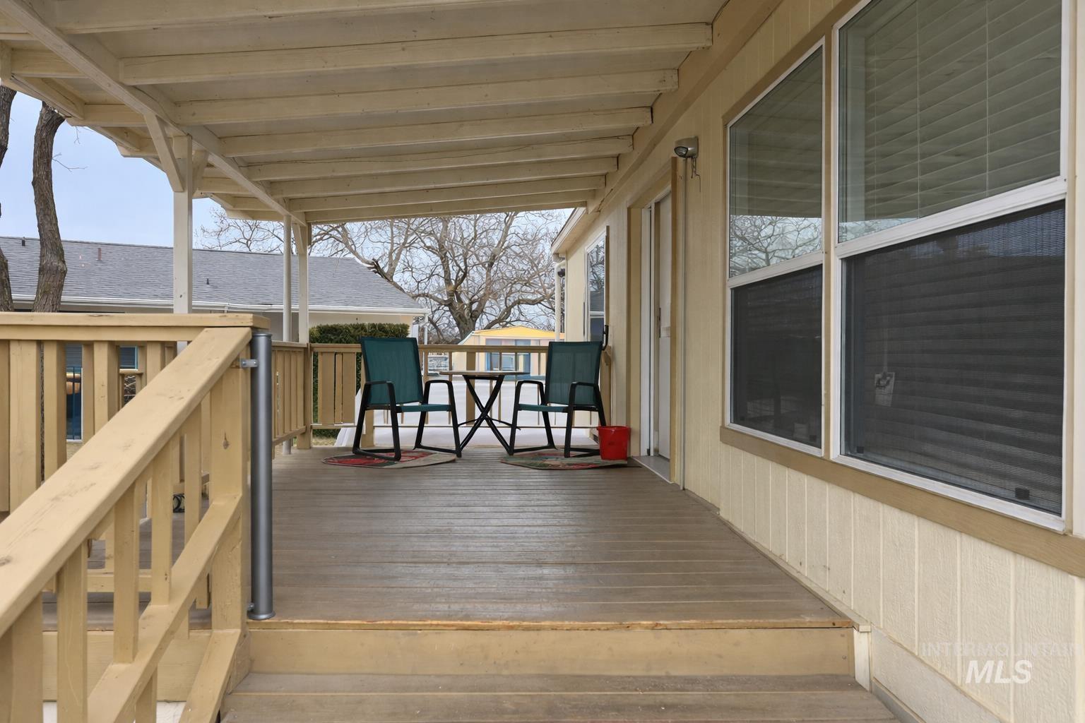 700 East Fairview Avenue, Unit 195 Meridian, ID 83642 - Photo 3 of 19 Deck featuring outdoor dining space
