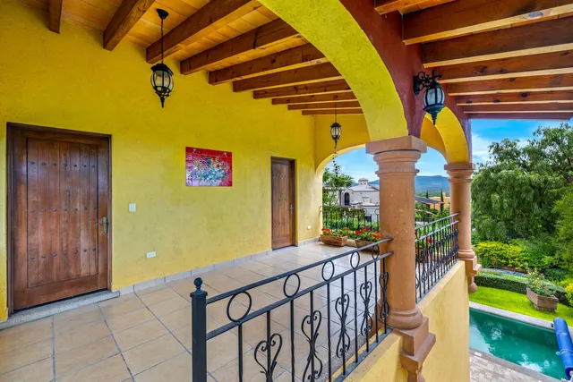 a view of an outdoor space and deck